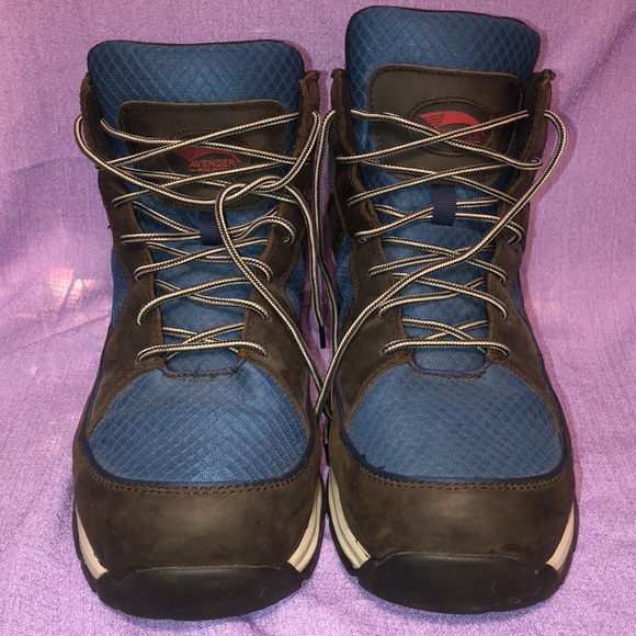 Used Men’s Avenger Edge Mid Work Boots A7702 Size 14 Carbon Toe, EH, Waterproof - Picture 3 of 11